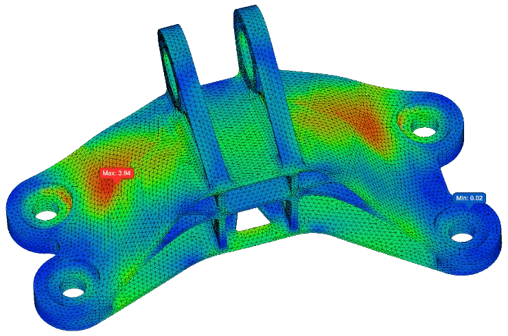 FEM simulation — Gelenkverbinder