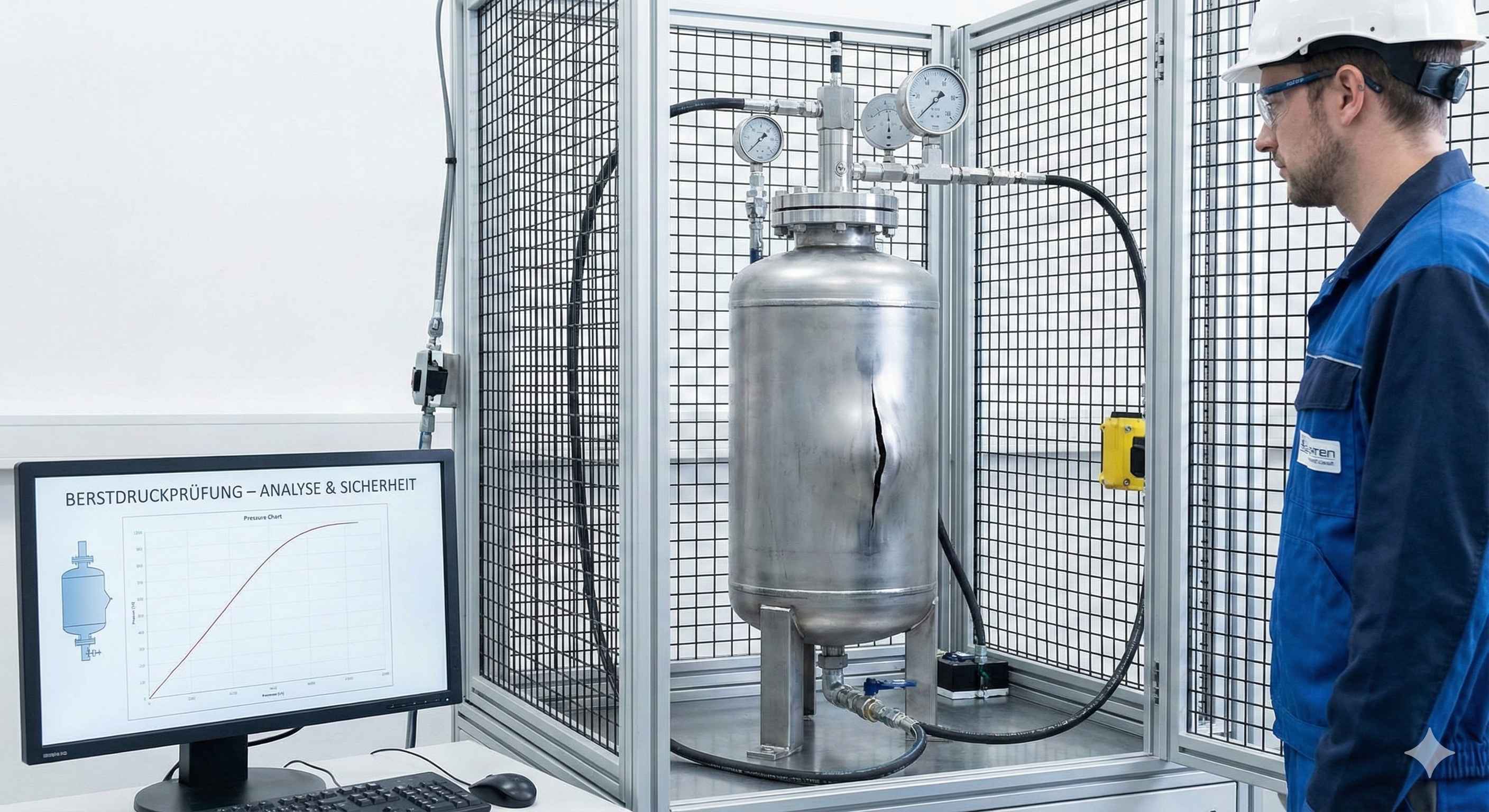 Burst Pressure Simulation for Pressure Vessels: Validating Safety Early